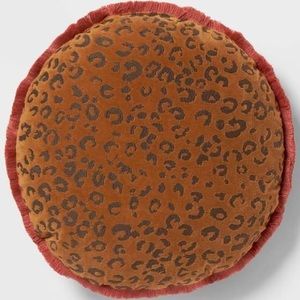 NWOT Target cheetah print pillow